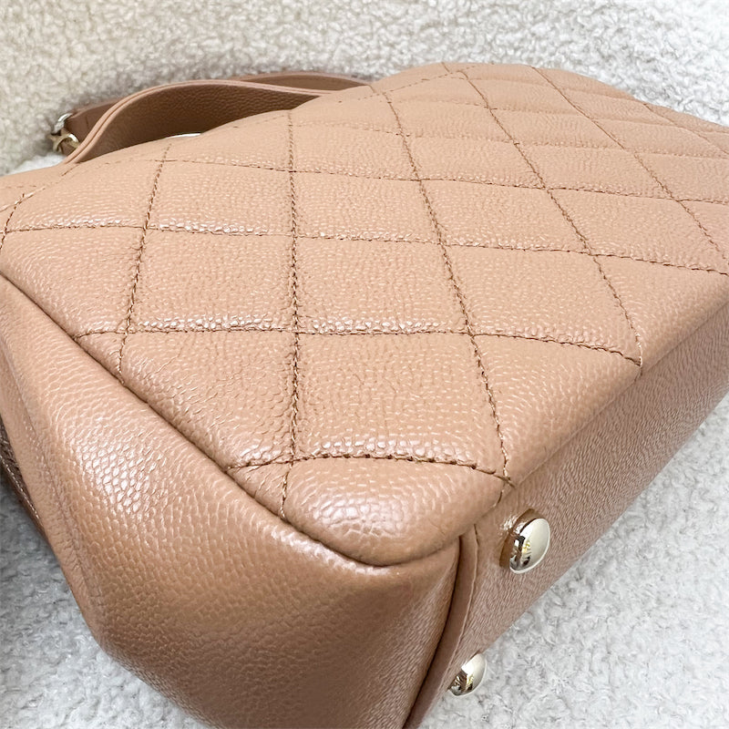 Chanel Business Affinity Medium Flap in 21P Caramel Caviar and LGHW