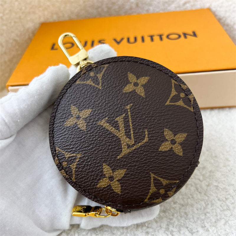 LV Multi Pochette Accessoires MPA Round Pouch in Monogram Canvas GHW