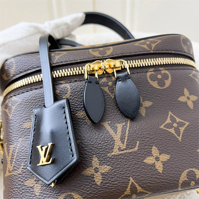 LV Vanity PM in Monogram Canvas and Black Trim with GHW