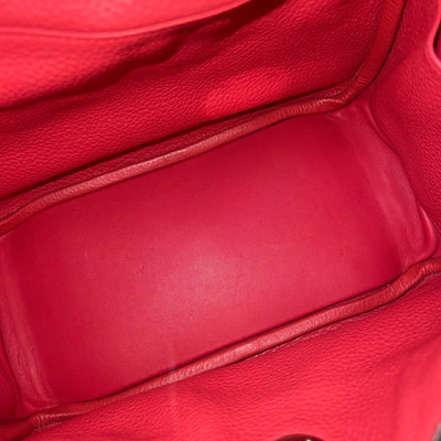 Hermes Lindy 26 in Bougainvillea Clemence Leather and PHW