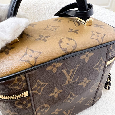 LV Vanity PM in Monogram Canvas and Black Trim with GHW