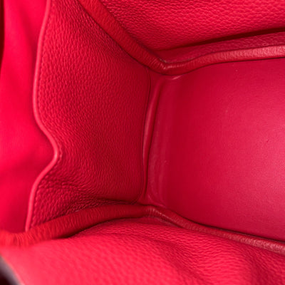 Hermes Lindy 26 in Bougainvillea Clemence Leather and PHW