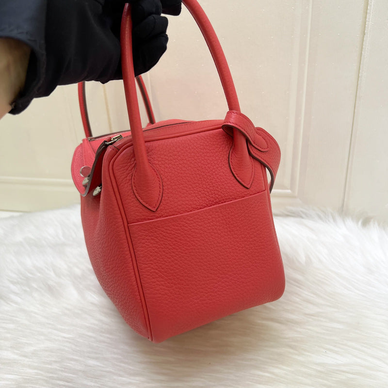 Hermes Lindy 26 in Bougainvillea Clemence Leather and PHW
