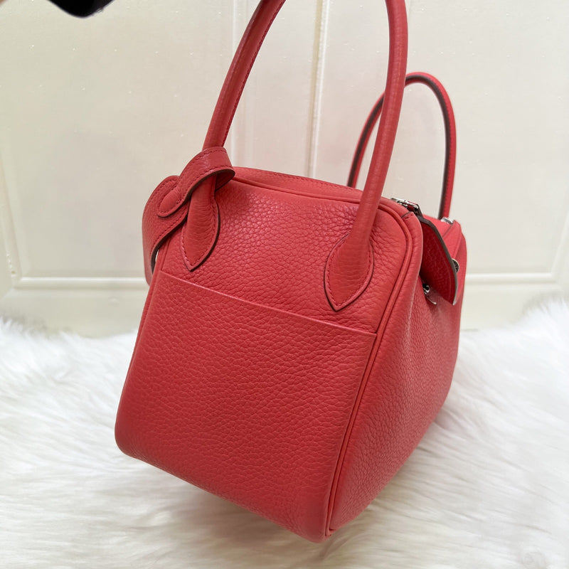 Hermes Lindy 26 in Bougainvillea Clemence Leather and PHW
