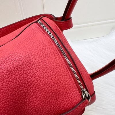 Hermes Lindy 26 in Bougainvillea Clemence Leather and PHW
