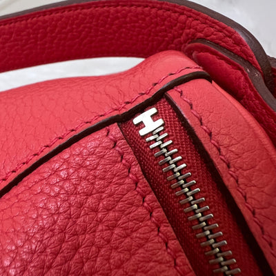 Hermes Lindy 26 in Bougainvillea Clemence Leather and PHW