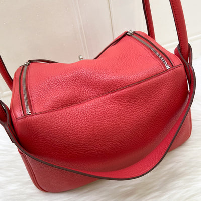 Hermes Lindy 26 in Bougainvillea Clemence Leather and PHW