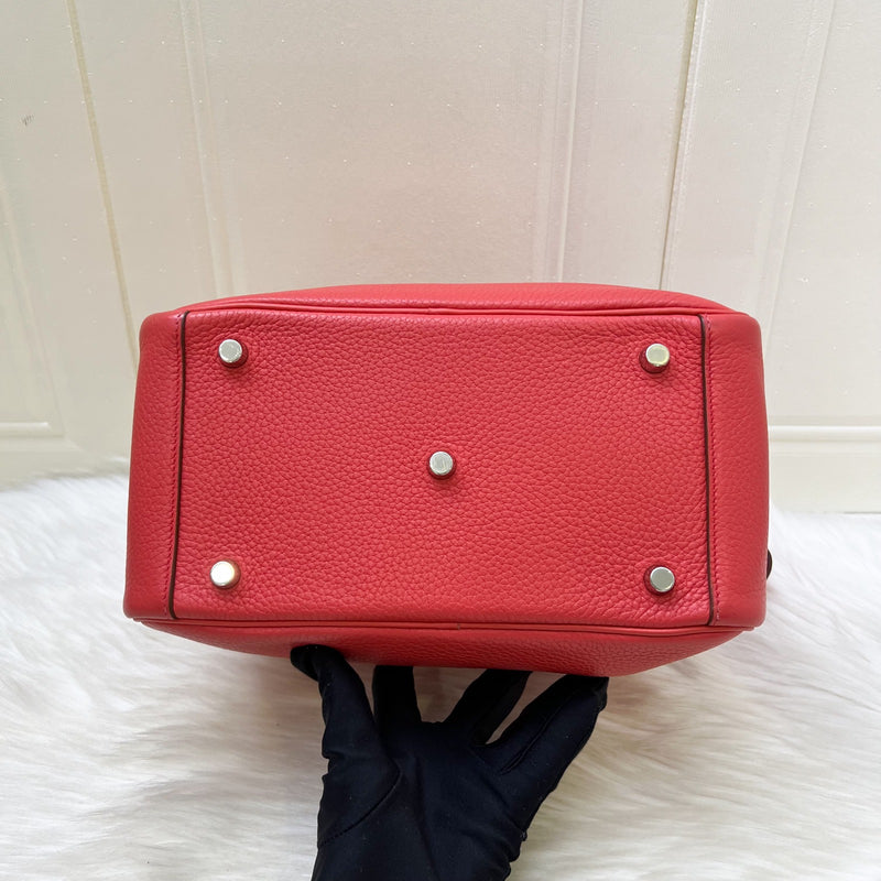 Hermes Lindy 26 in Bougainvillea Clemence Leather and PHW