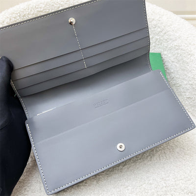 Goyard Saint-Lambert Long Bifold Wallet in Grey Goyardine Canvas