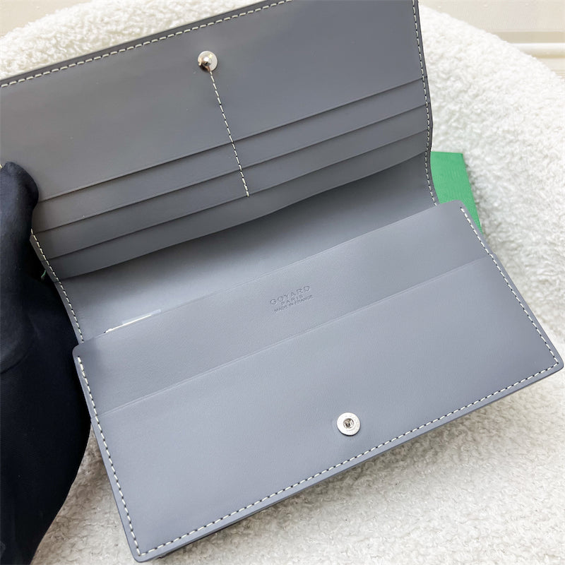 Goyard Saint-Lambert Long Bifold Wallet in Grey Goyardine Canvas