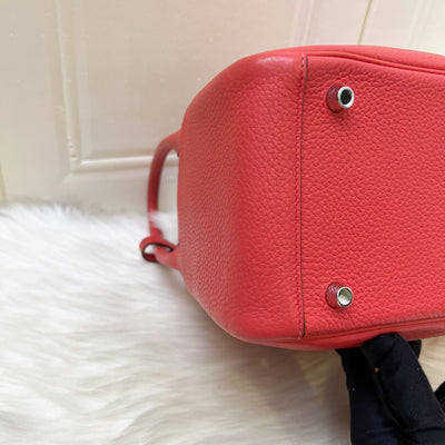 Hermes Lindy 26 in Bougainvillea Clemence Leather and PHW