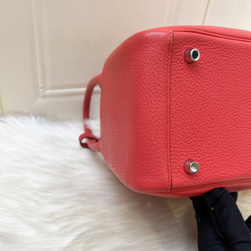Hermes Lindy 26 in Bougainvillea Clemence Leather and PHW