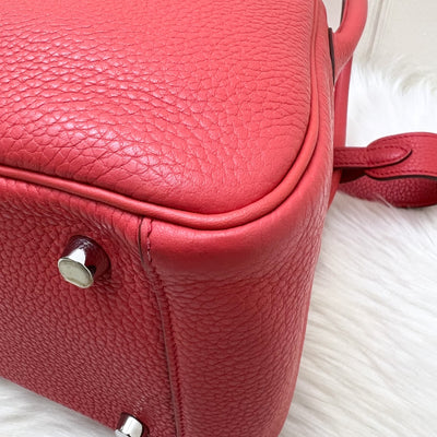 Hermes Lindy 26 in Bougainvillea Clemence Leather and PHW