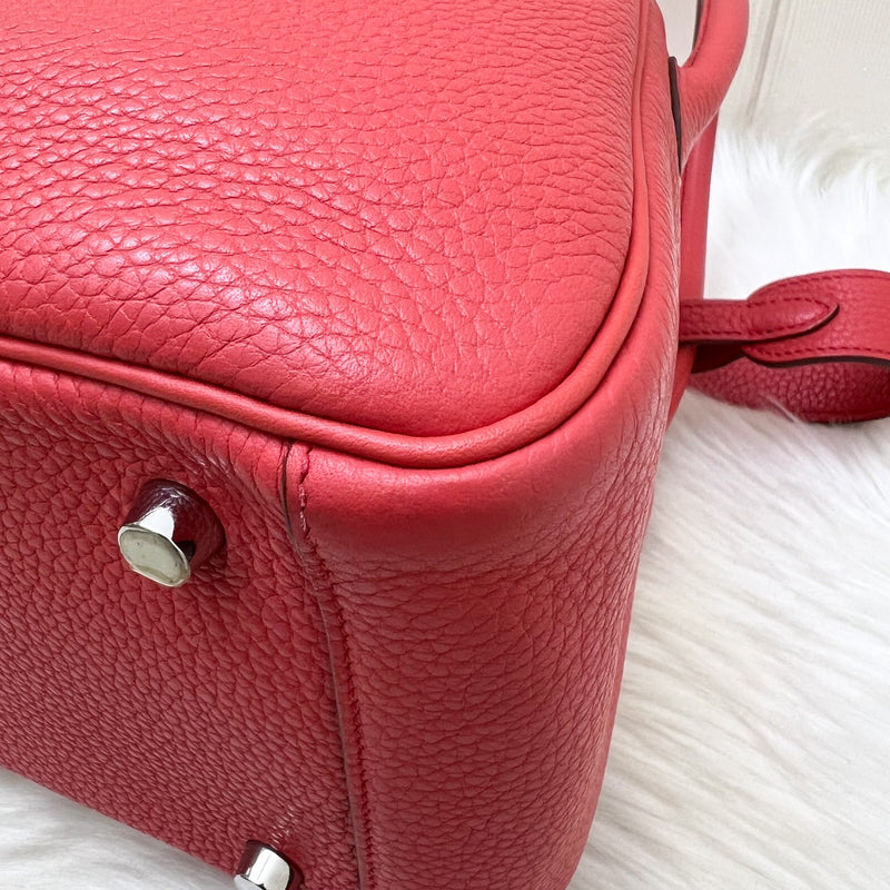 Hermes Lindy 26 in Bougainvillea Clemence Leather and PHW