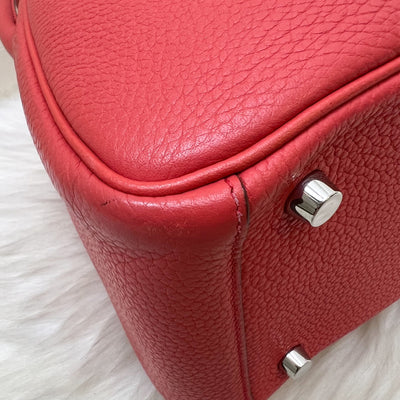 Hermes Lindy 26 in Bougainvillea Clemence Leather and PHW