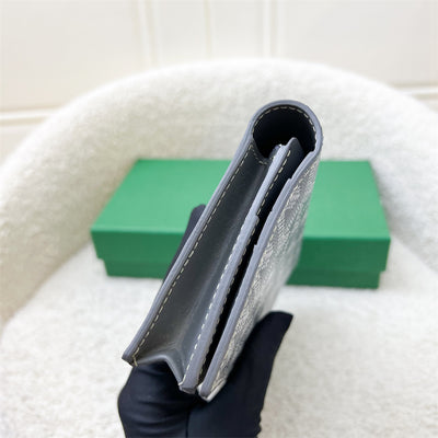 Goyard Saint-Lambert Long Bifold Wallet in Grey Goyardine Canvas