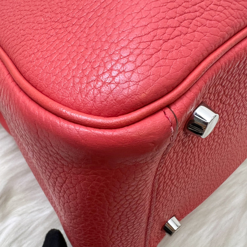 Hermes Lindy 26 in Bougainvillea Clemence Leather and PHW