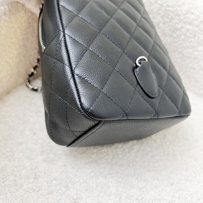 Chanel 24C Classic Mini Backpack in Black Caviar and SHW