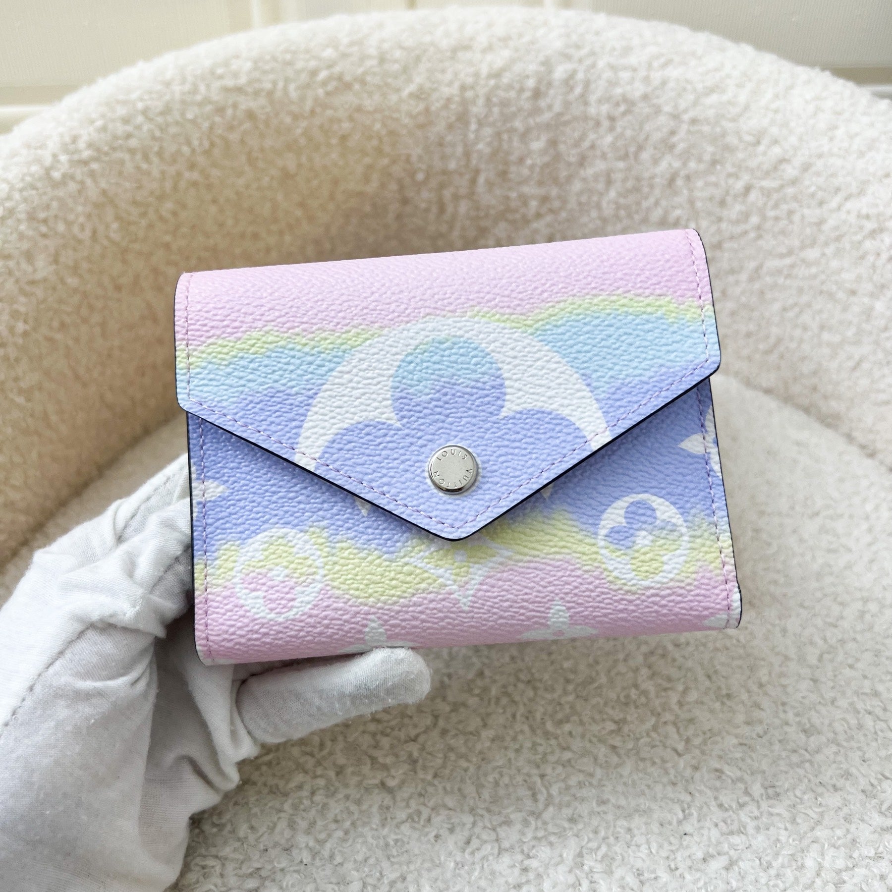 LV Victorine Wallet in Pastel Escale Monogram SHW – Brands Lover