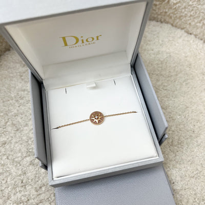 Dior Petite Rose des Vents Bracelet with Diamond and Pink Opal in 18K Pink Gold (Model: JRDV95003)