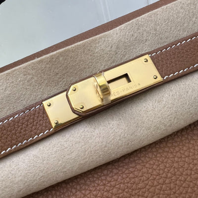 Hermes Kelly 28 in Gold Togo Leather and GHW