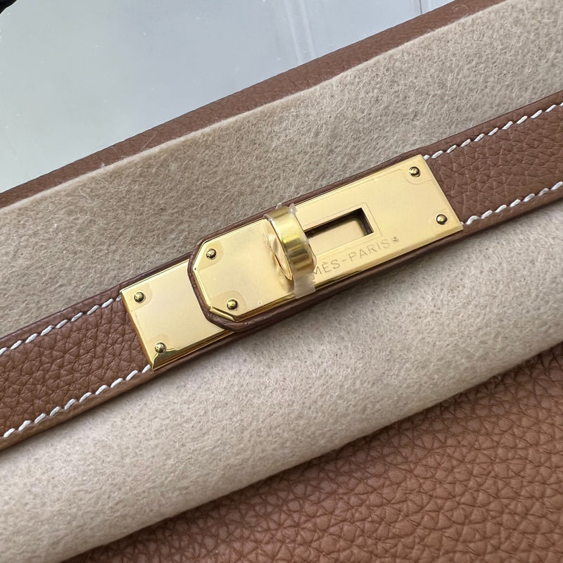 Hermes Kelly 28 in Gold Togo Leather and GHW
