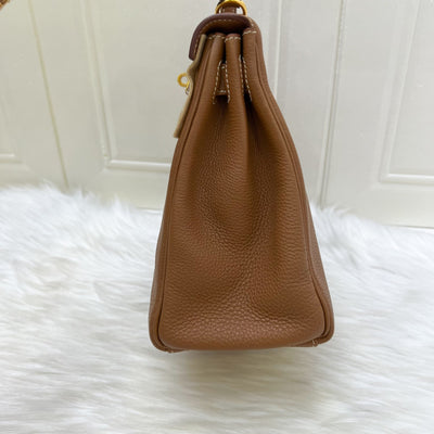 Hermes Kelly 28 in Gold Togo Leather and GHW