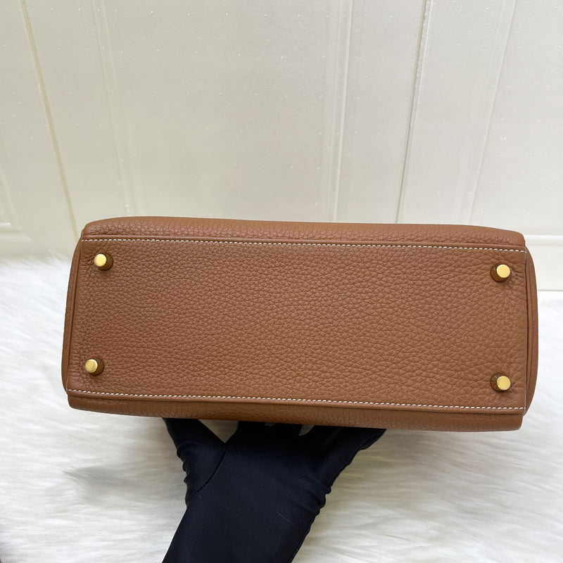 Hermes Kelly 28 in Gold Togo Leather and GHW