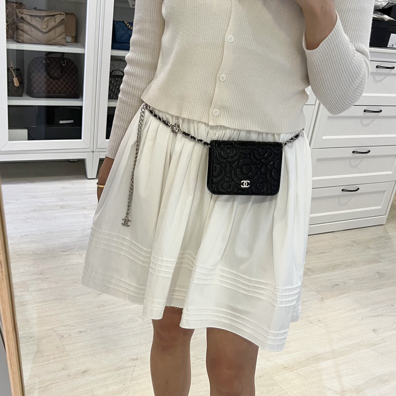 Flap Bag Chanel Bag Belt Chanel Pre-owned 2021 Garter Thigh Micro Flap Bag Black Flap Bag Chanel Bag Belt Chanel Pre-owned 2021 Garter Thigh Micro Flap Bag Black