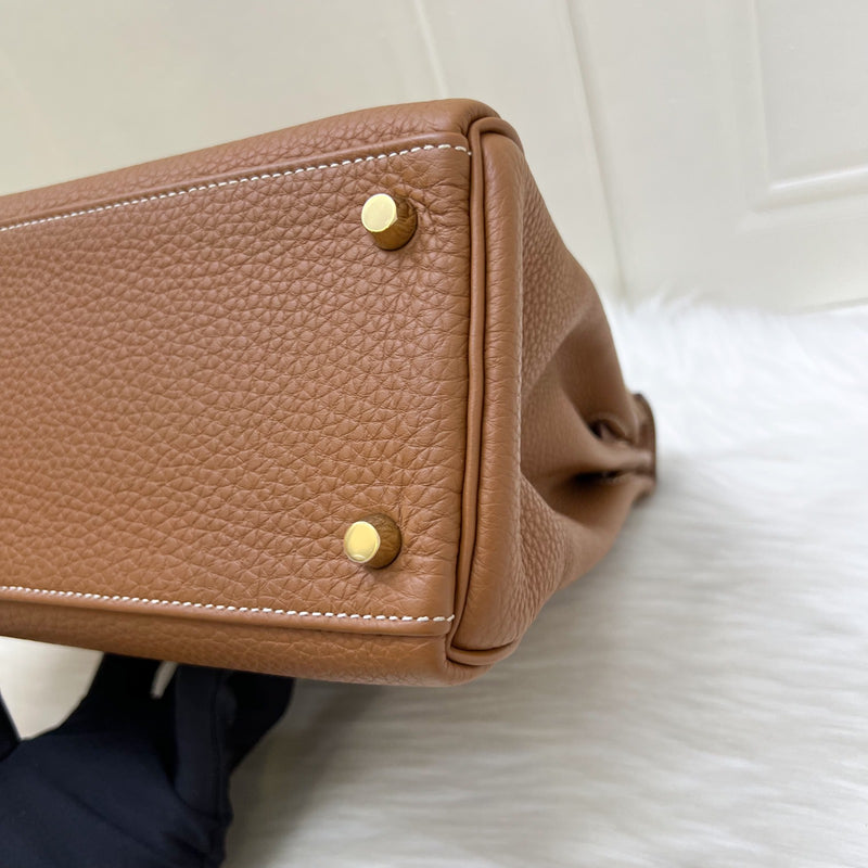 Hermes Kelly 28 in Gold Togo Leather and GHW
