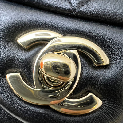 Chanel Classic Square Mini Flap in Black Lambskin and LGHW (Model: A35200)