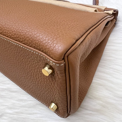 Hermes Kelly 28 in Gold Togo Leather and GHW