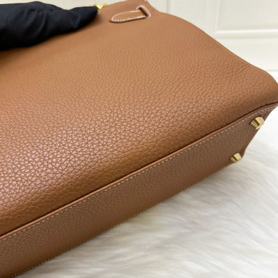 Hermes Kelly 28 in Gold Togo Leather and GHW
