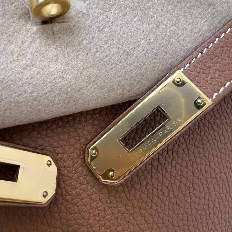 Hermes Kelly 28 in Gold Togo Leather and GHW