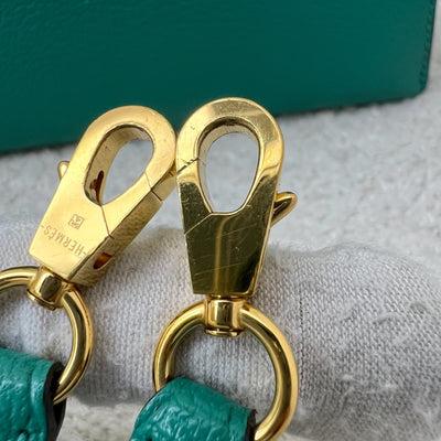 Hermes Mini Kelly Sellier 20 in Vert Verone Chevre Leather and GHW