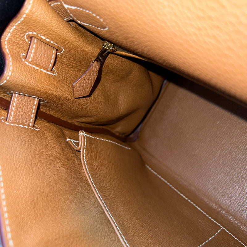 Hermes Kelly 28 in Gold Togo Leather and GHW