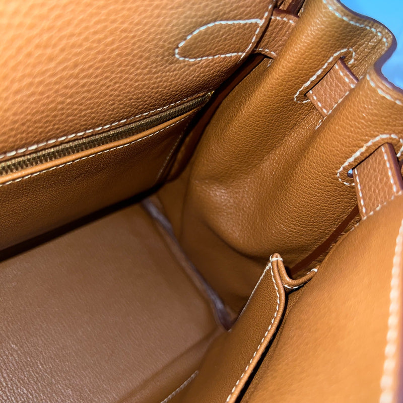 Hermes Kelly 28 in Gold Togo Leather and GHW