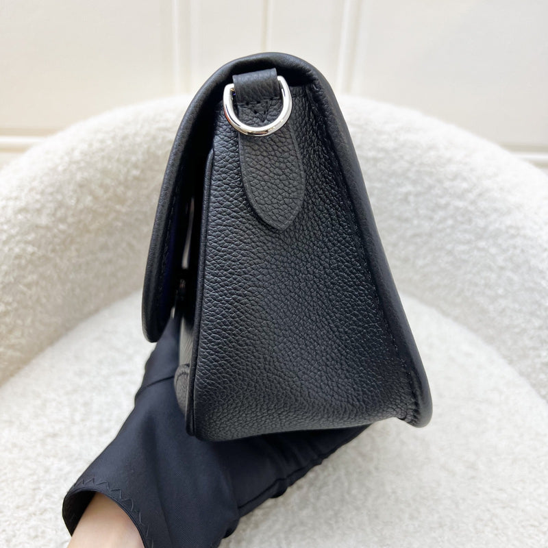 LV Buci Flap Bag in Black Epi Leather and SHW (Model: M59386)