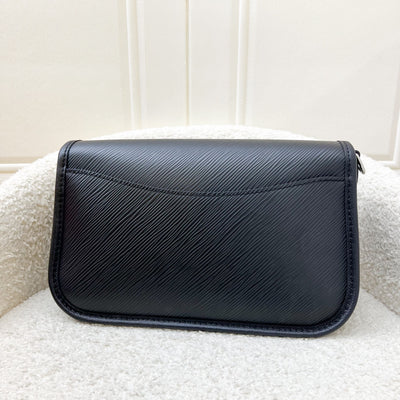LV Buci Flap Bag in Black Epi Leather and SHW (Model: M59386)