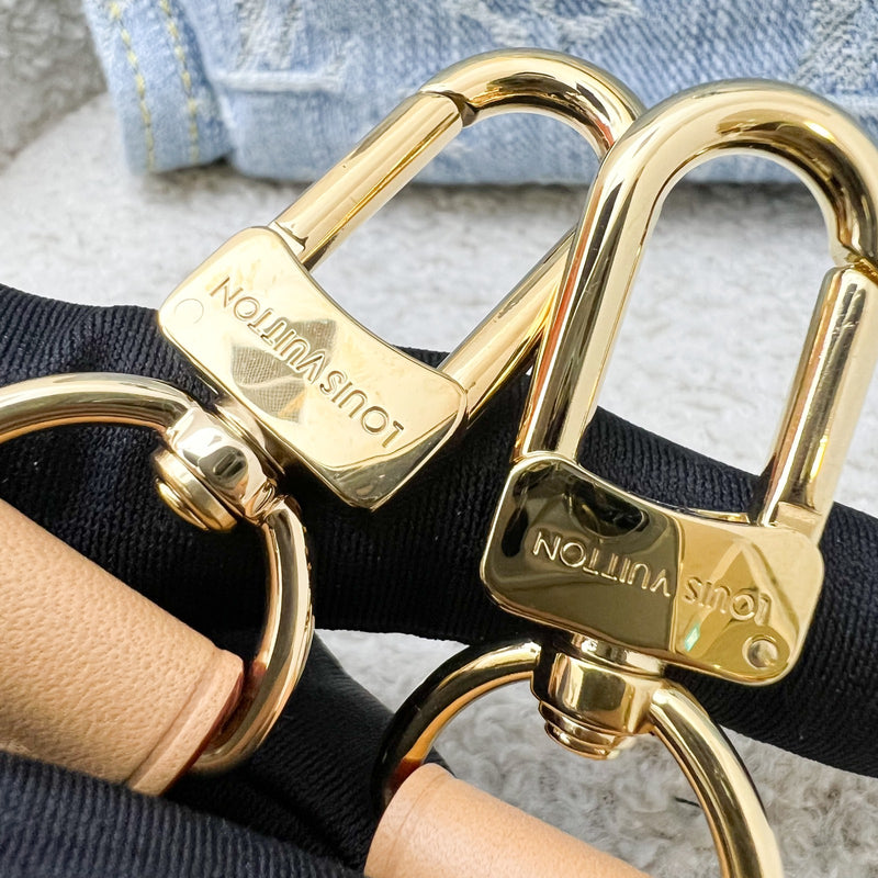 LV Let Go PM in Denim Monogram Canvas and GHW (Model: M24897)