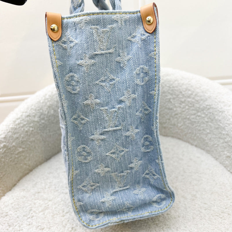 LV Let Go PM in Denim Monogram Canvas and GHW (Model: M24897)