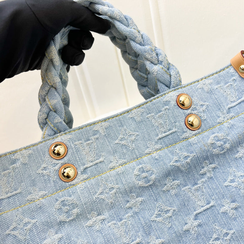 LV Let Go PM in Denim Monogram Canvas and GHW (Model: M24897)
