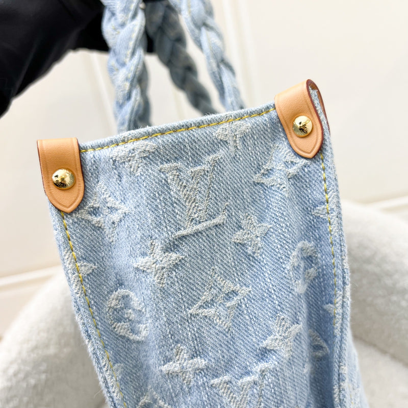 LV Let Go PM in Denim Monogram Canvas and GHW (Model: M24897)