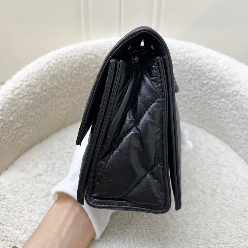 Balenciaga Crush Small Chain Bag in Quilted Black Crushed Calfskin and BHW