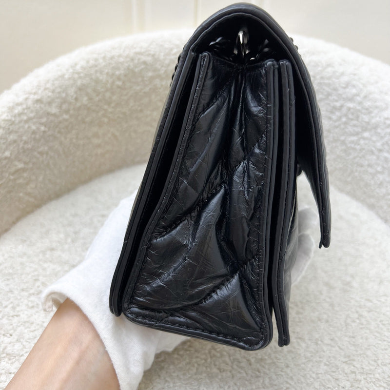 Balenciaga Crush Small Chain Bag in Quilted Black Crushed Calfskin and BHW