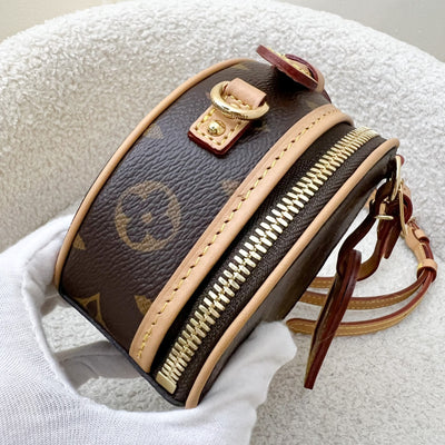 LV Mini Boite Chapeau Trunk Bag in Monogram Canvas and GHW (Model: M44699)