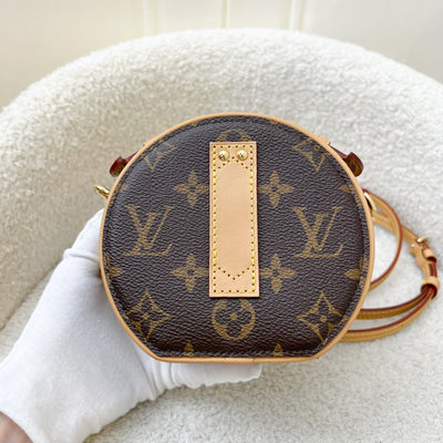 LV Mini Boite Chapeau Trunk Bag in Monogram Canvas and GHW (Model: M44699)