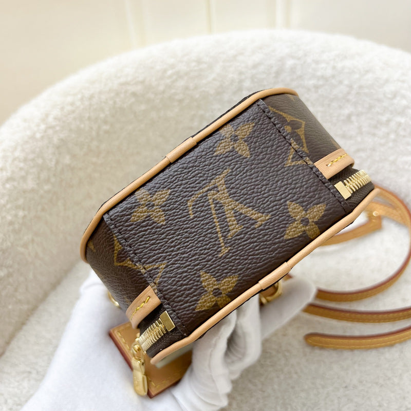 LV Mini Boite Chapeau Trunk Bag in Monogram Canvas and GHW (Model: M44699)