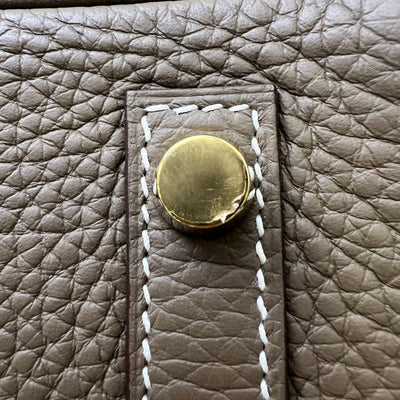 Hermes Birkin 30 in Etoupe Clemence Leather and GHW