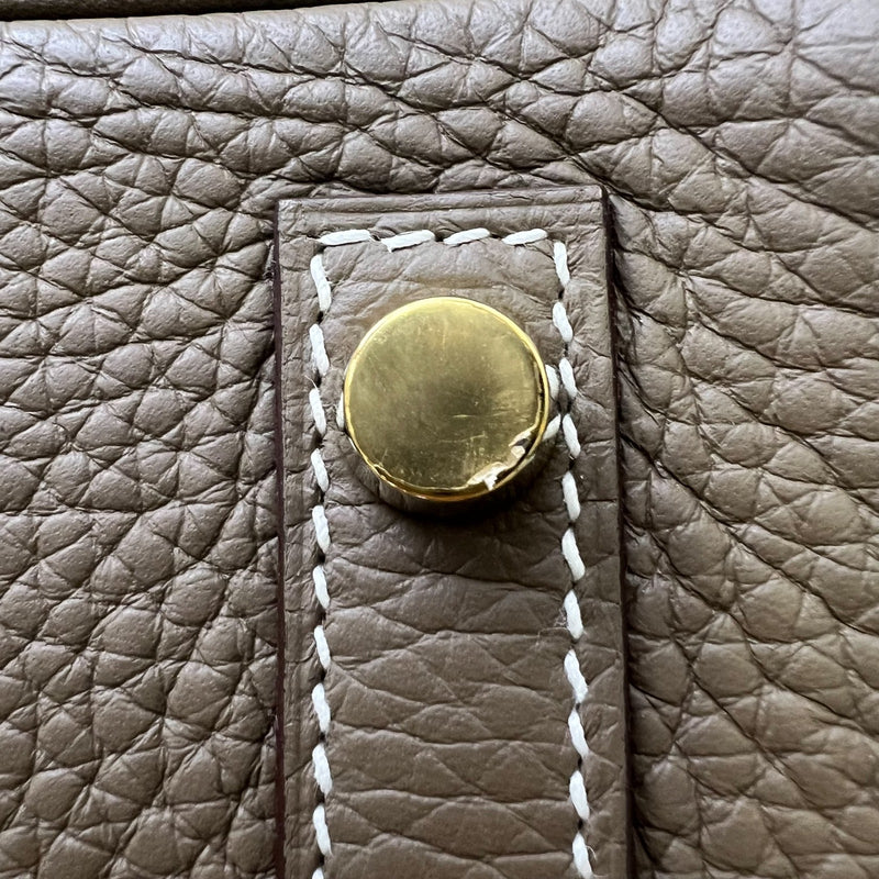 Hermes Birkin 30 in Etoupe Clemence Leather and GHW